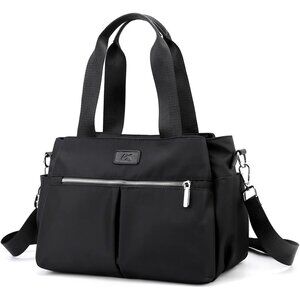 Hobo Handbags Light Nylon Crossbody Bags for Women, Multi Compartment Work Going